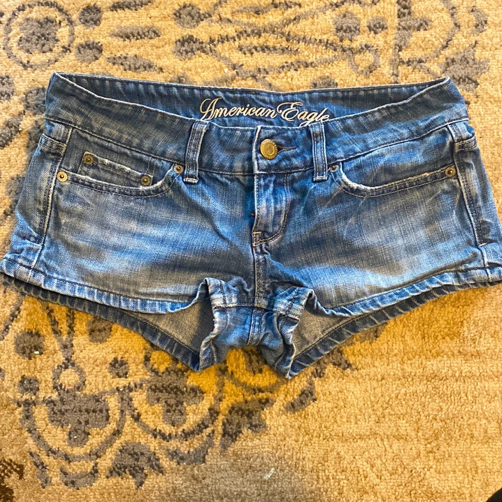 Size zero American eagle jean shorts